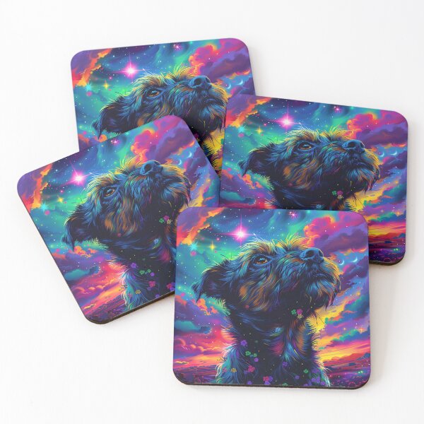 Item preview, Star gazing Border Terrier designed and sold by MendaciousMina.