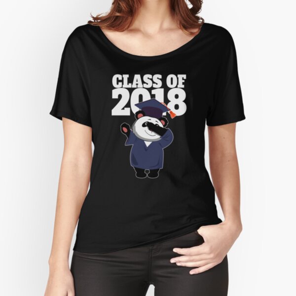 : Class of 2018 T-Shirt Graduation Gift Dabbing Panda Bear :  Clothing, Shoes & Jewelry