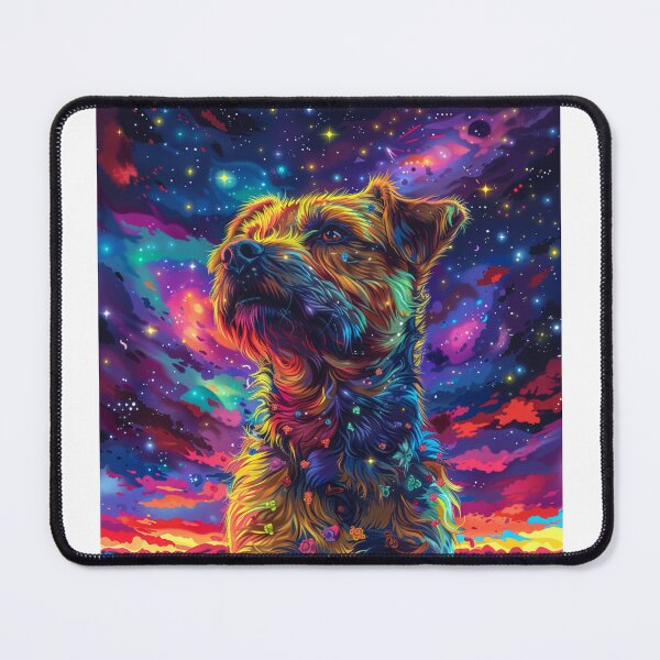 Item preview, Star gazing Border Terrier designed and sold by MendaciousMina.