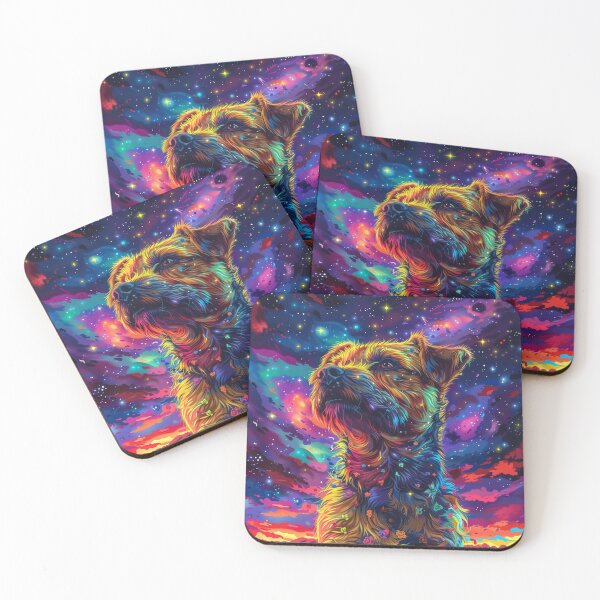 Item preview, Star gazing Border Terrier designed and sold by MendaciousMina.