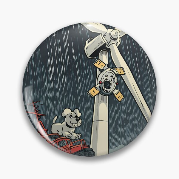 Item preview, The Goodest Boy: Funny Offshore Wind Farm CTV Comic Art designed and sold by MarineIndustry.