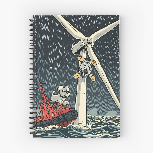 Item preview, The Goodest Boy: Funny Offshore Wind Farm CTV Comic Art designed and sold by MarineIndustry.