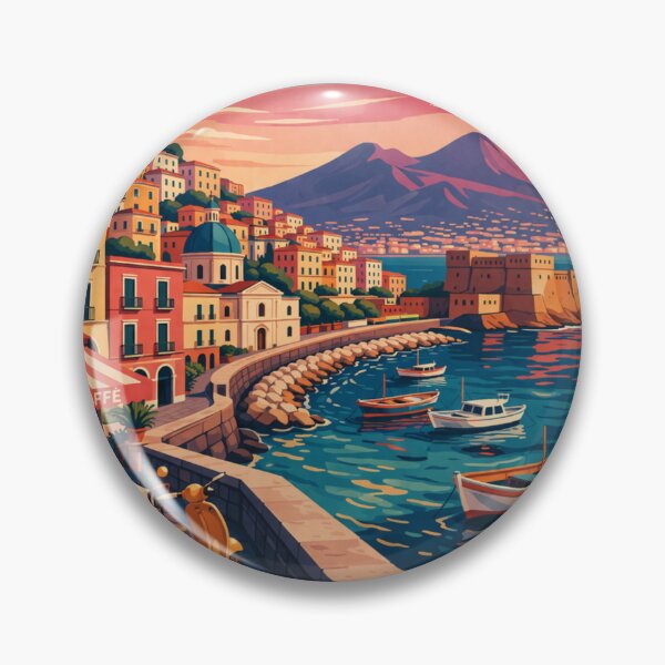 Item preview, Naples Italy Summer Travel Poster designed and sold by MatthewHeights.