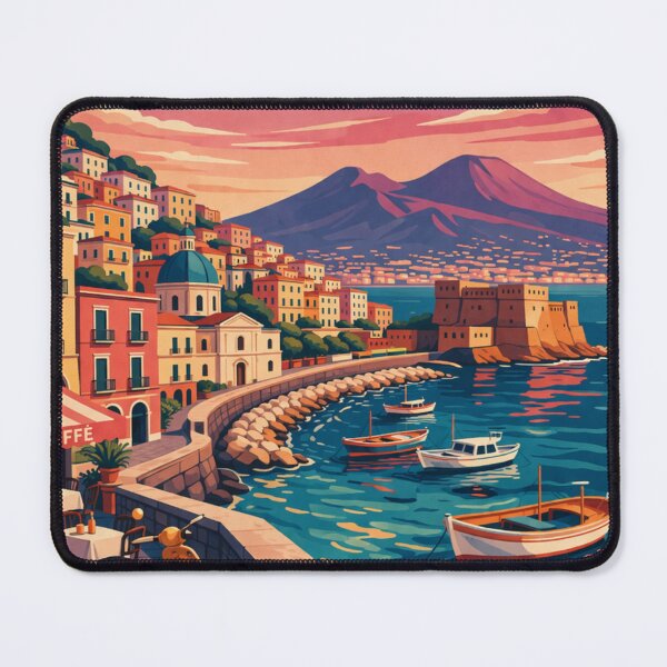 Item preview, Naples Italy Summer Travel Poster designed and sold by MatthewHeights.