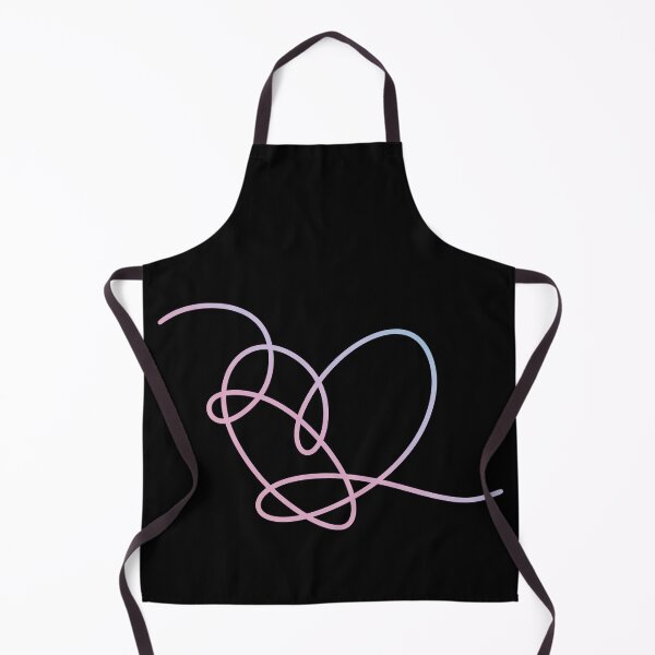 Item preview, BTS heart love yourself black designed and sold by Aakanksha97.