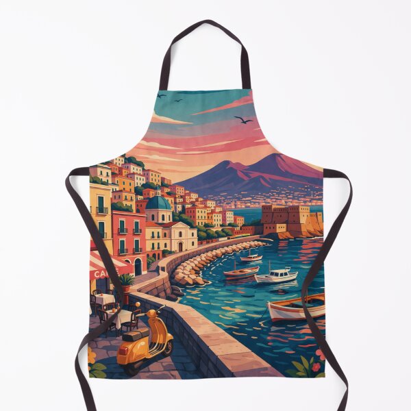 Item preview, Naples Italy Summer Travel Poster designed and sold by MatthewHeights.