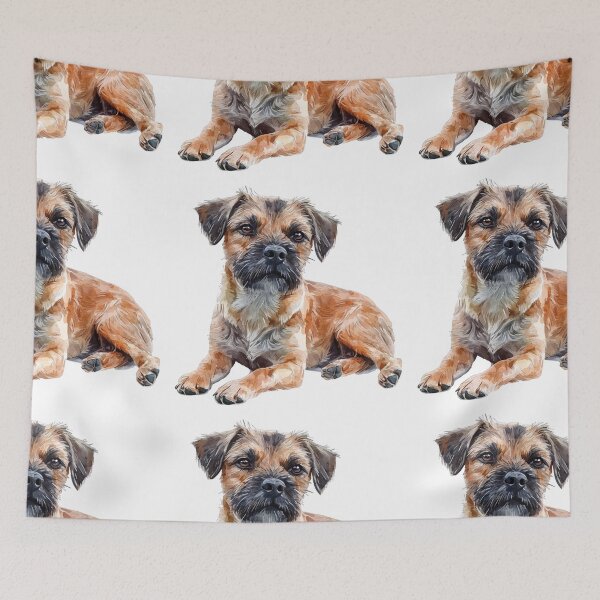 Item preview, Cute Border Terrier designed and sold by MendaciousMina.