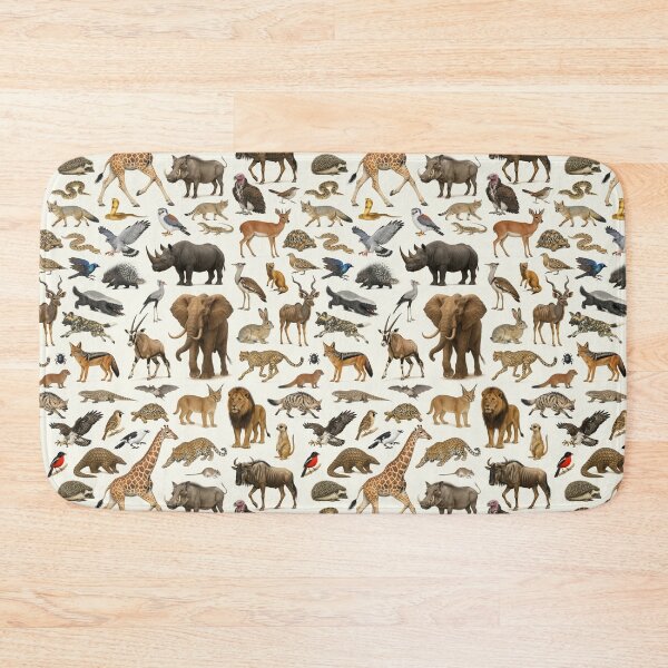 Item preview, Animals of the Kalahari Desert Retro Style Identification Chart designed and sold by kakarikihill.