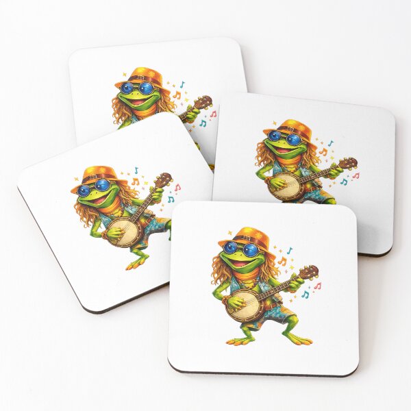 Item preview, Banjo Frog – Happy Music Jam designed and sold by Dinaelsherkawy.