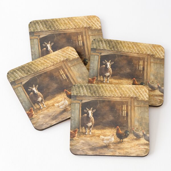 Item preview, Farm Animals at Barnyard Entrance designed and sold by cuprum.