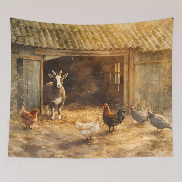 Item preview, Farm Animals at Barnyard Entrance designed and sold by cuprum.