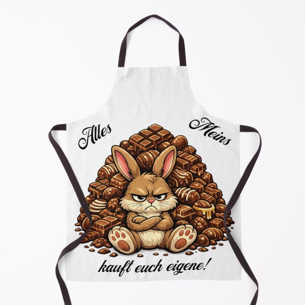Item preview, Grumpy chocolate bunny – Sweet Easter design for chocolate lovers designed and sold by CoolContent Factory.