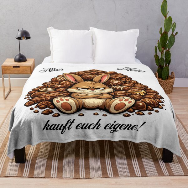Item preview, Grumpy chocolate bunny – Sweet Easter design for chocolate lovers designed and sold by CoolContent Factory.