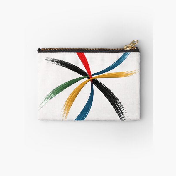 Item preview, Five Stroke Harmony – Modern Abstract Minimalist Brush Artwork designed and sold by DrizzyV.