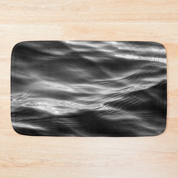 Item preview, Dark Ocean Wave Texture, Black and White designed and sold by PAPER MOON art & design.