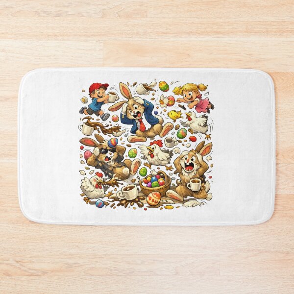 Item preview, Easter Chaos Deluxe – When bunnies, chickens & coffee go completely crazy! designed and sold by CoolContent Factory.