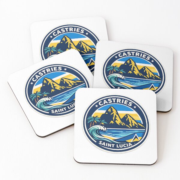 Item preview, Castries Saint Lucia Tropical Splash designed and sold by scicilysimonee.