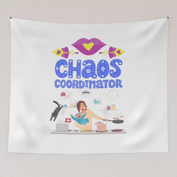 Item preview, Chaos Coordinator - Mom Life, Funny Parenting, Multitasking Humor. designed and sold by LunaPrintCo.