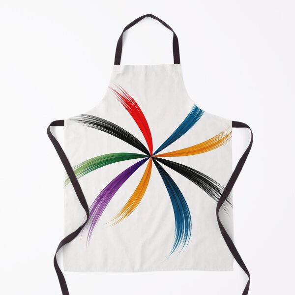 Item preview, Six Stroke Radial Abstract – Vibrant Minimalist Modern Art Design designed and sold by DrizzyV.