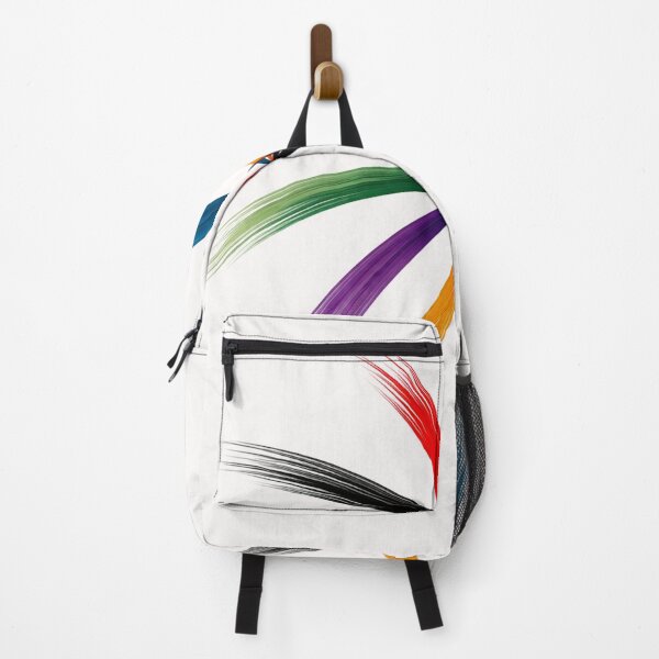 Item preview, Six Stroke Radial Abstract – Vibrant Minimalist Modern Art Design designed and sold by DrizzyV.