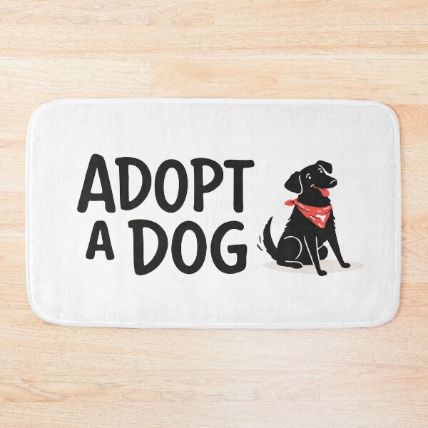 Item preview, Adopt a Dog – Minimalist Rescue Dog Illustration designed and sold by KiwyStudio.