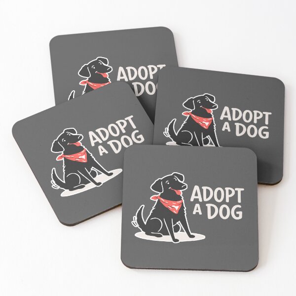 Item preview, Adopt a Dog – Minimalist Rescue Dog Illustration designed and sold by KiwyStudio.