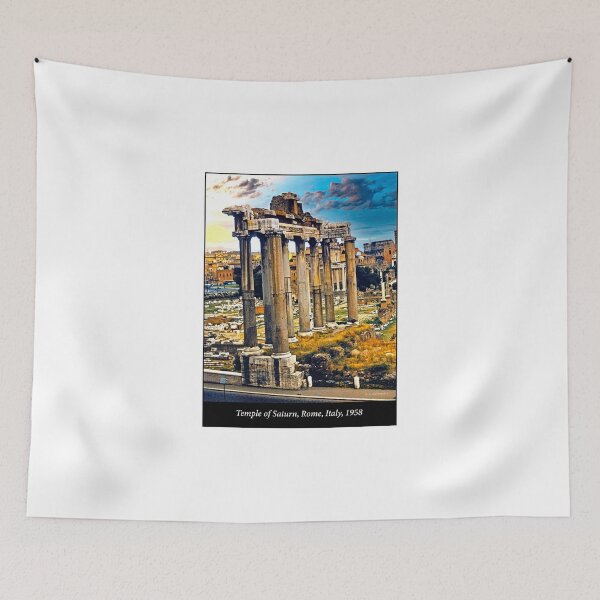 Item preview, Temple of Saturn, Rome, Italy, 1958 designed and sold by AMacGPhilly.