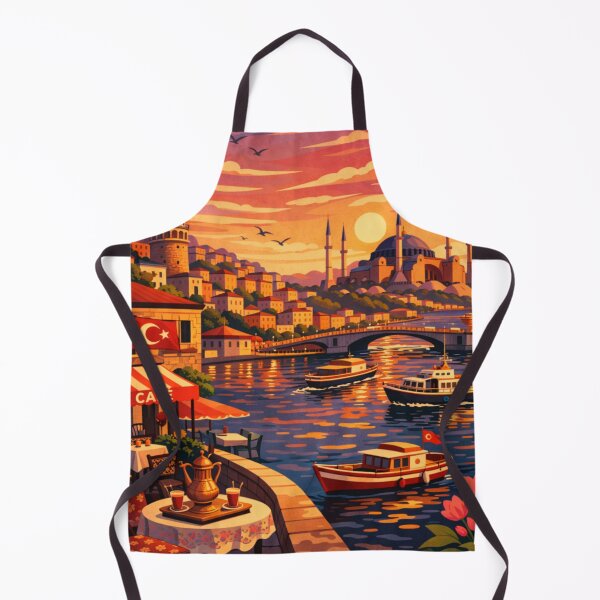 Item preview, Istanbul Sunset Travel Poster designed and sold by MatthewHeights.