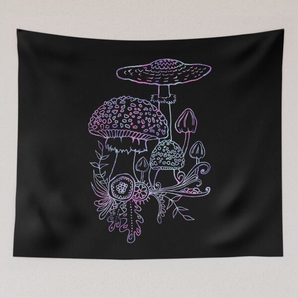Item preview, Glow art Mushrooms designed and sold by AstraBlink7.