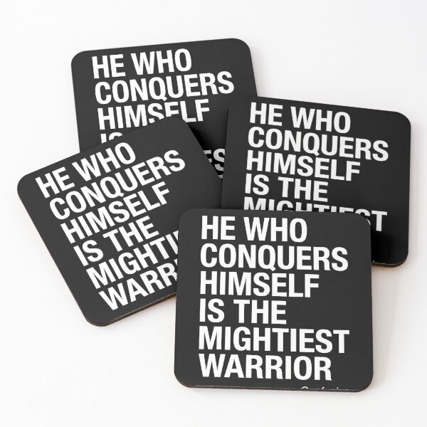 Item preview, Self Discipline & Inner Strength - Confucius Philosophy Quote designed and sold by Midnight Replay.