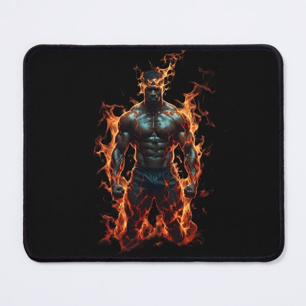 Item preview, Beast Mode On - Flaming Muscle Bodybuilder designed and sold by MouradStudio.