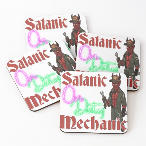 Item preview, Satanic Mechanic - GearHeads Unite! designed and sold by MSM Designs.