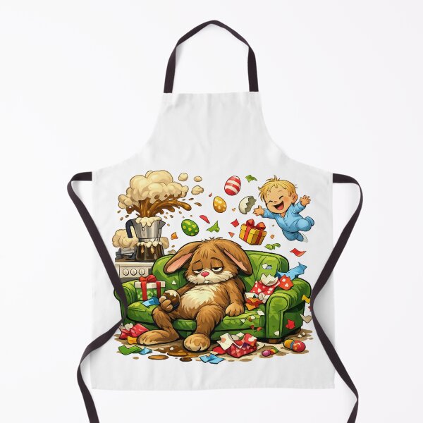 Item preview, Chaos, Coffee & Easter Magic – The Tired Bunny Family Chaos T-Shirt designed and sold by CoolContent Factory.