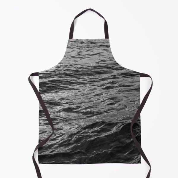 Item preview, Moody Dark Sea Surface, Black and White designed and sold by PAPER MOON art & design.