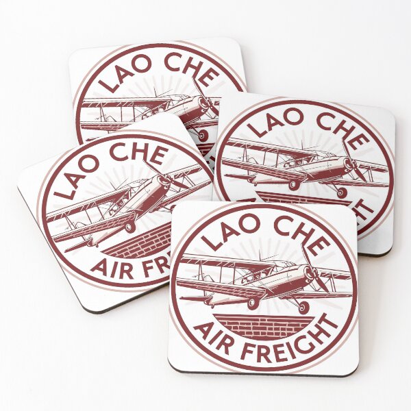 Item preview, Lao Che Air Freight Vintage Logo – Retro Adventure Aviation Badge designed and sold by DiamondSkyShirt.