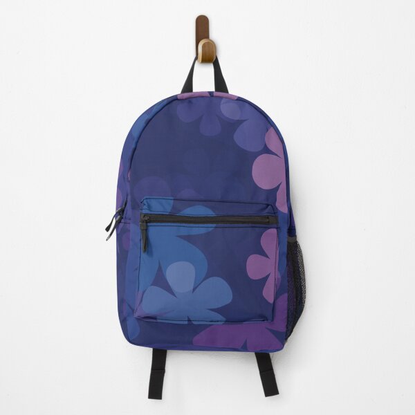 Item preview, Midnight Blue Floral with pink flowers designed and sold by TedraOrtega.