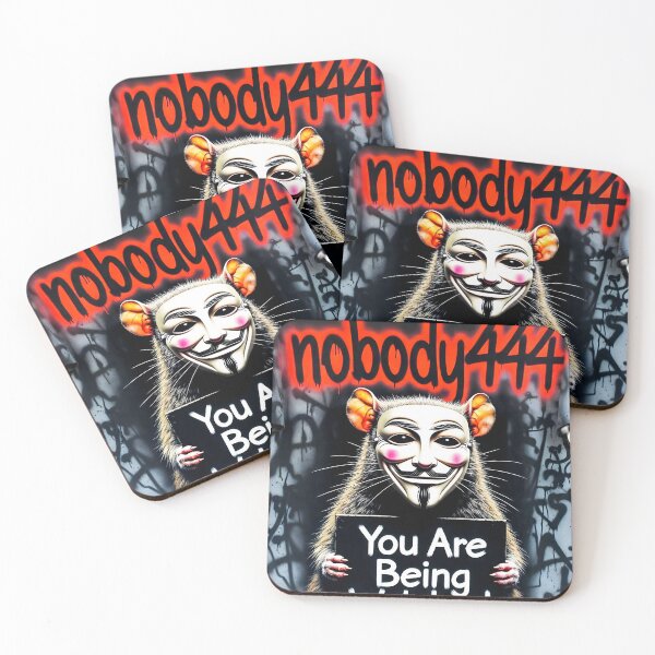 Item preview, You Are Being Watched - Anonymous Rebel Rat - Nobody444 designed and sold by nobody444.