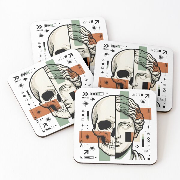 Item preview, Surreal Split Skull Streetwear Vector Graphic designed and sold by FUIRY .