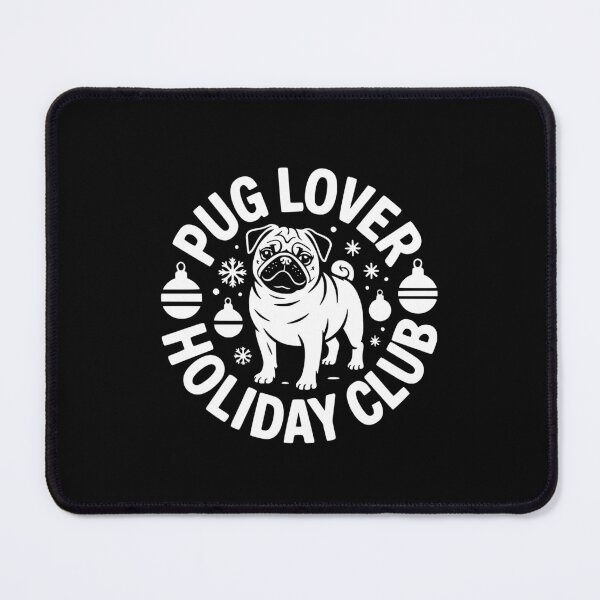 Item preview, Pug Lover Holiday Club designed and sold by theartfulaspie.