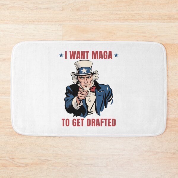Item preview, Uncle Sam I Want Maga To Get Drafted Vintage designed and sold by EthosWear.