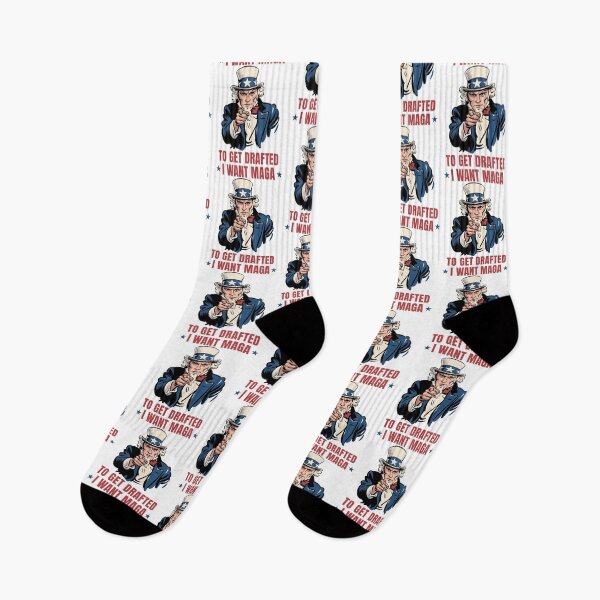 Item preview, Uncle Sam I Want Maga To Get Drafted Vintage designed and sold by EthosWear.