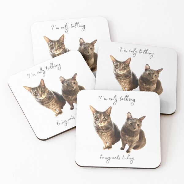 Item preview, Only talking to my cats today designed and sold by dreamincolor.