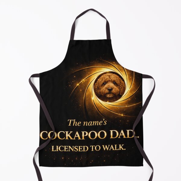 Item preview, Cockapoo Dad Shirt Funny Dog Dad Gift | Licensed to Walk designed and sold by Cockapoo Society.