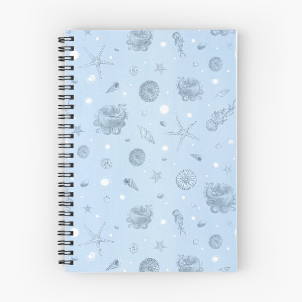 Item preview, Whimsical Sea Creatures in Blue designed and sold by Krystin Shields.