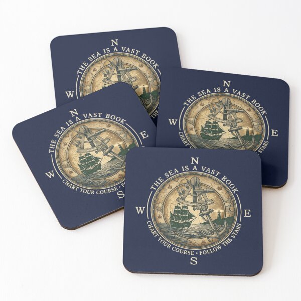 Item preview, Sea Voyage – Vintage Nautical Emblem designed and sold by Dogandesighn.