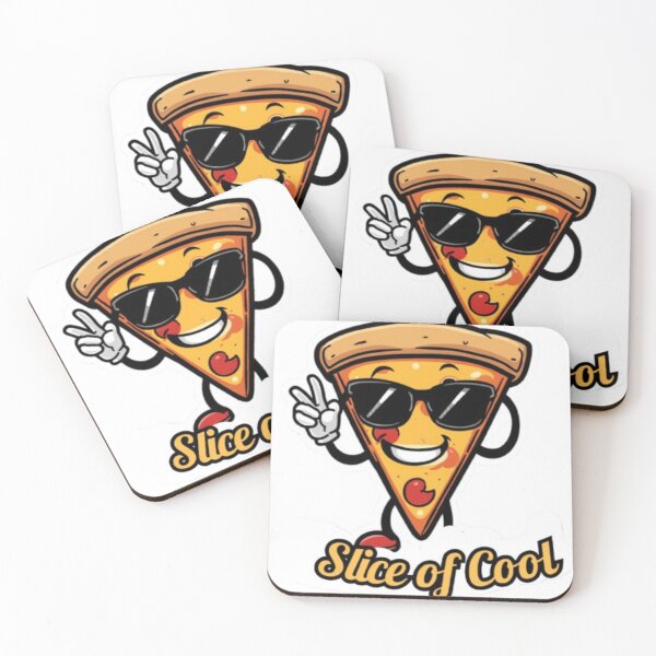 Item preview, Slice of Cool Funny Pizza designed and sold by VickyAR.