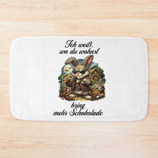 Item preview, Cheeky Easter Bunny Design – Humor meets chocolate! designed and sold by CoolContent Factory.