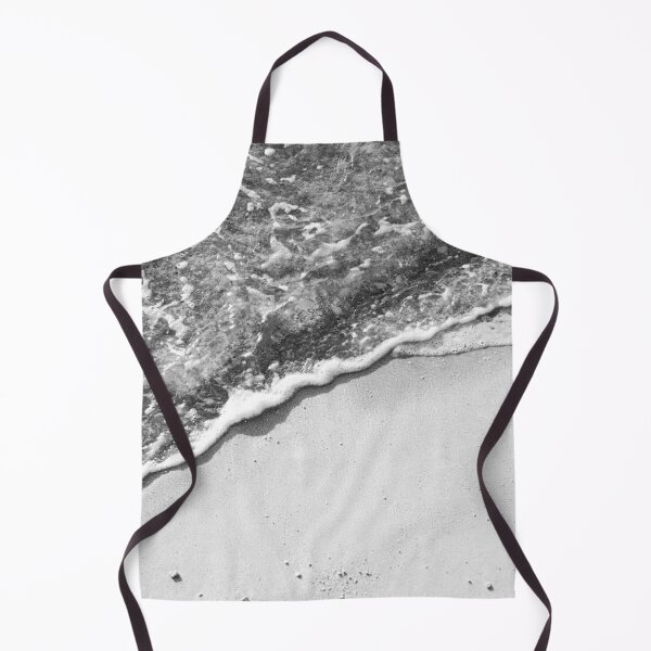 Item preview, Sea Foam and Sand, Black and White Abstract designed and sold by PAPER MOON art & design.