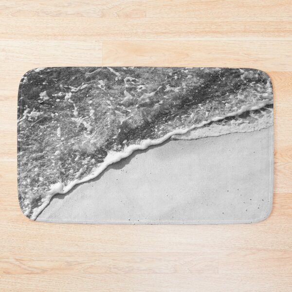 Item preview, Sea Foam and Sand, Black and White Abstract designed and sold by PAPER MOON art & design.