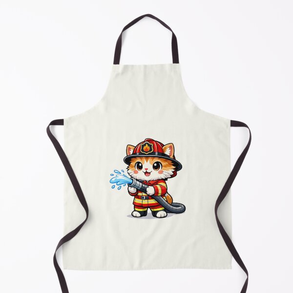 Item preview, Firefighter Cat Hero designed and sold by HoopeStylee.